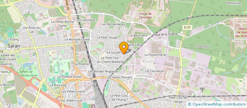 localisation de l'entreprise TRANSPORTS BALLANGER à SARAN