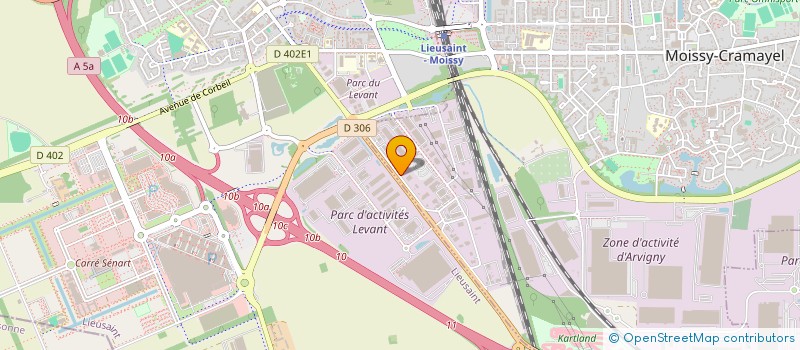 localisation de l'entreprise TRANSPORTS BANLIEUE EST à MOISSY-CRAMAYEL