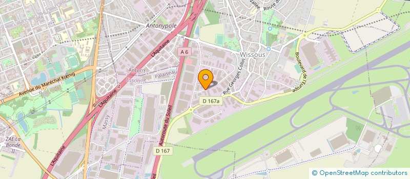 localisation de l'entreprise TRANSPORTS BARBIER à WISSOUS