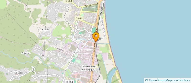 localisation de l'entreprise TRANSPORTS BASTIAIS à BASTIA