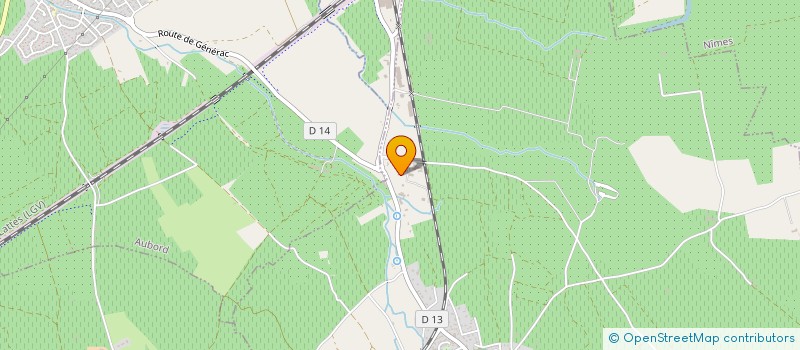 localisation de l'entreprise TRANSPORTS BASTIEN à GENERAC