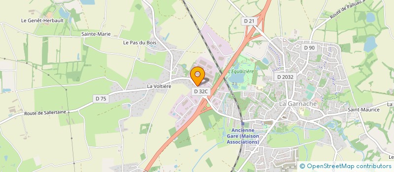 localisation de l'entreprise TRANSPORTS BAUD à LA GARNACHE
