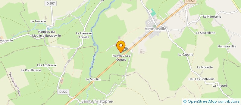 localisation de l'entreprise TRANSPORTS BAUDOIN  VIRANDEVILLE