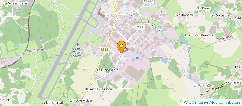 localisation de l'entreprise TRANSPORTS BAUDRON à SAINT-AIGNAN-GRANDLIEU