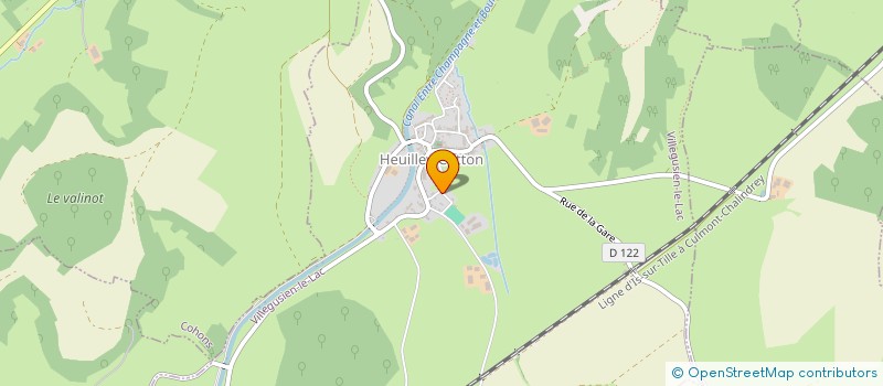 localisation de l'entreprise TRANSPORTS BAUMANN à VILLEGUSIEN-LE-LAC