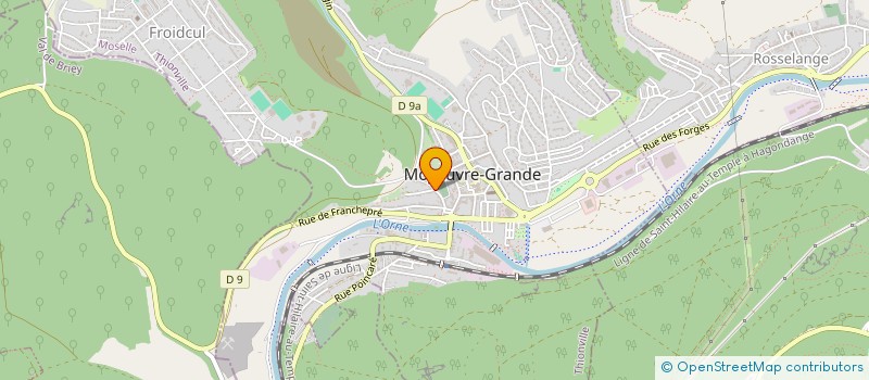 localisation de l'entreprise TRANSPORTS BBA à MOYEUVRE-GRANDE