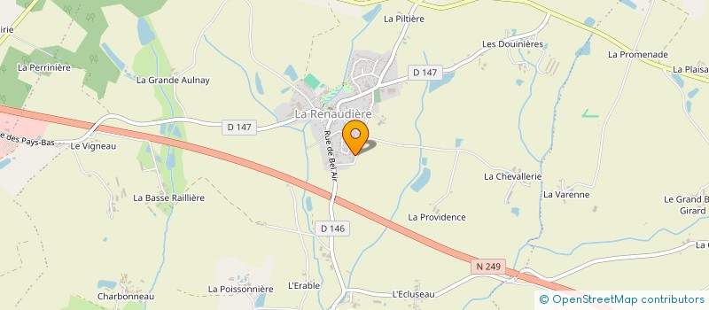 localisation de l'entreprise TRANSPORTS BEAUMIER à BEAUPREAU-EN-MAUGES