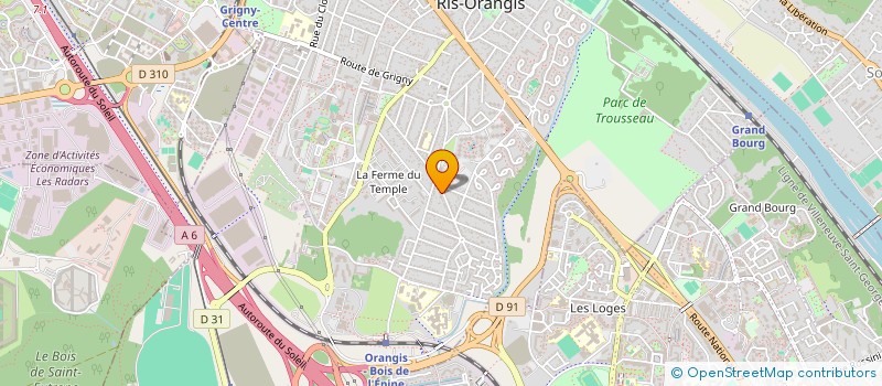 localisation de l'entreprise TRANSPORTS BEL  RIS-ORANGIS