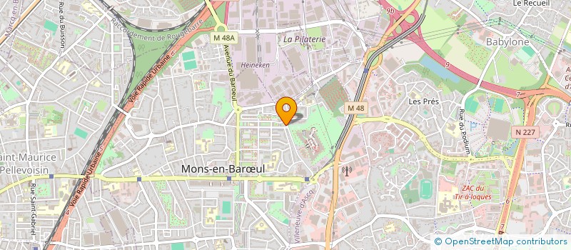 localisation de l'entreprise TRANSPORTS BELAHBIB  MONS-EN-BARUL