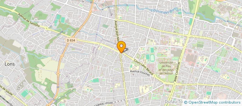 localisation de l'entreprise TRANSPORTS BELALIA à PAU