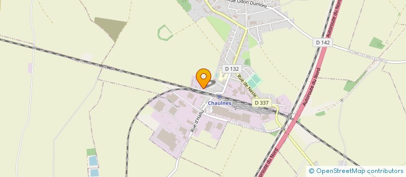 localisation de l'entreprise TRANSPORTS BELOT à CHAULNES