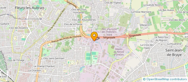 localisation de l'entreprise TRANSPORTS BEN HADDI à SAINT-JEAN-DE-BRAYE