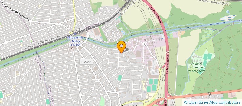 localisation de l'entreprise TRANSPORTS BENSPEED à VILLEPARISIS