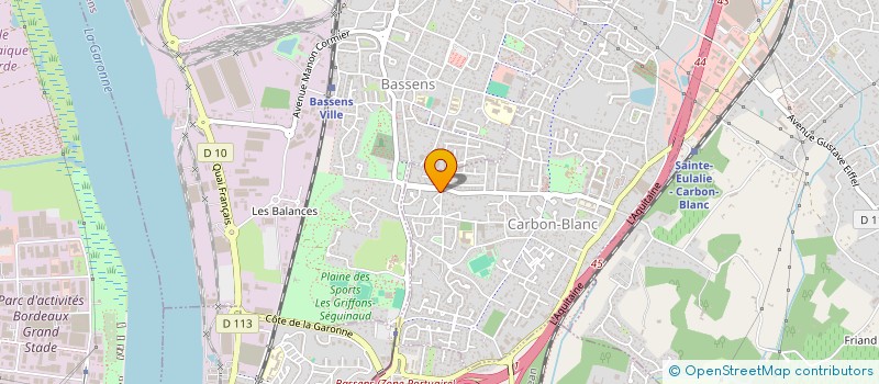 localisation de l'entreprise TRANSPORTS BENZE EXPRESS à CARBON-BLANC
