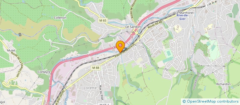 localisation de l'entreprise TRANSPORTS BERG GTA à LORETTE