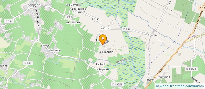 localisation de l'entreprise TRANSPORTS BERGER  ANGLADE