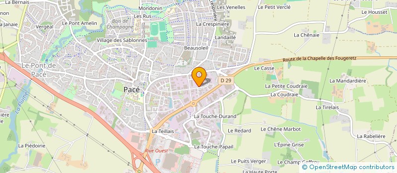 localisation de l'entreprise TRANSPORTS BERHAULT à PACE