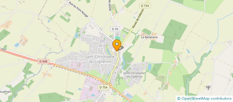 localisation de l'entreprise TRANSPORTS BERLOUIN  SAINT-CHRISTOPHE-DU-LIGNERON