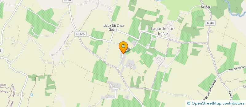 localisation de l'entreprise TRANSPORTS BERNARD CHAUVIN à LAGARDE-SUR-LE-NE
