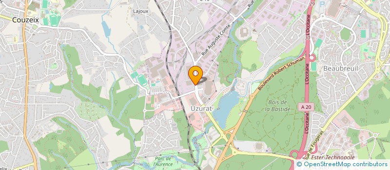localisation de l'entreprise TRANSPORTS BERNIS à LIMOGES