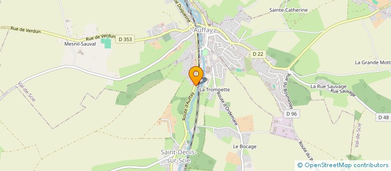 localisation de l'entreprise TRANSPORTS BERTRAND  BIVILLE-LA-BAIGNARDE