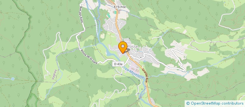 localisation de l'entreprise TRANSPORTS BERTRAND à LA BRESSE