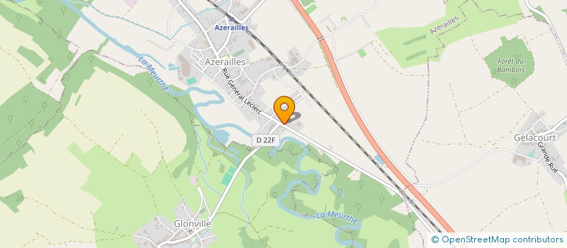 localisation de l'entreprise TRANSPORTS BGX à AZERAILLES