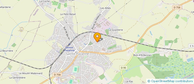 localisation de l'entreprise TRANSPORTS BICHON YANNICK à SAINTE-PAZANNE