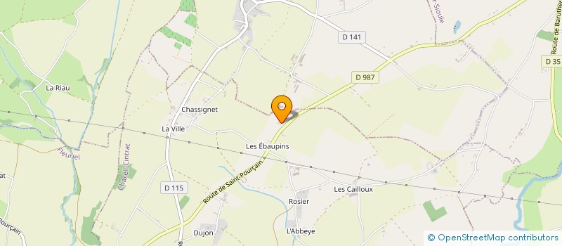 localisation de l'entreprise TRANSPORTS BIGOT CHRISTOPHE  CHAREIL-CINTRAT