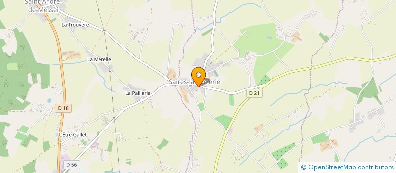 localisation de l'entreprise TRANSPORTS BLIN SERVICE EXPRESS à SAINT-ANDRE-DE-BRIOUZE