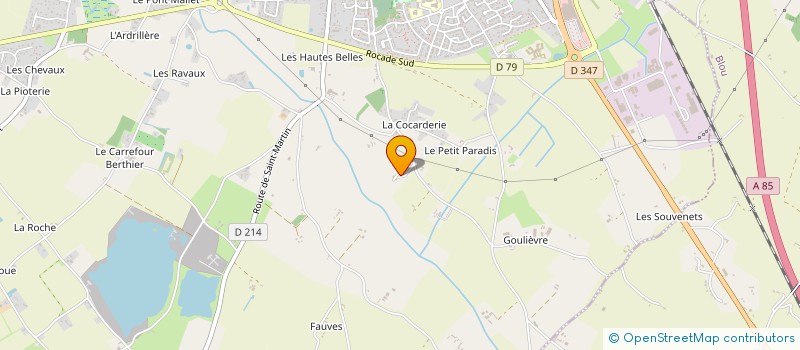 localisation de l'entreprise TRANSPORTS BOCHEREAU  SAINT-PHILBERT-DU-PEUPLE