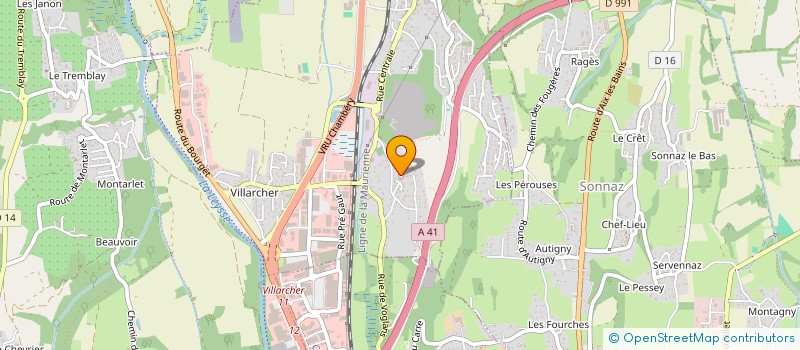 localisation de l'entreprise TRANSPORTS BOGEAT DANIEL à VOGLANS