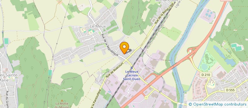 localisation de l'entreprise TRANSPORTS BOHERE  LE MEUX