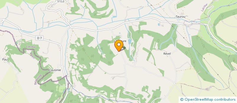 localisation de l'entreprise TRANSPORTS BOISSONS MOISSAGAIS  FAUROUX