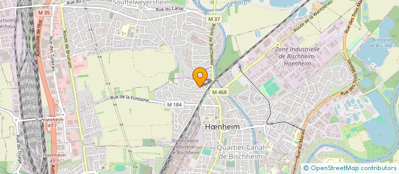 localisation de l'entreprise TRANSPORTS BOMO SARL  HNHEIM