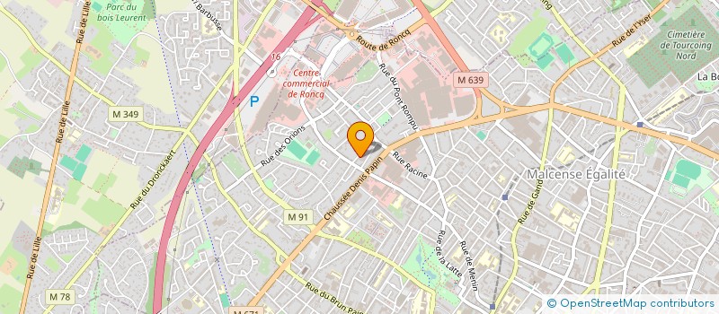 localisation de l'entreprise TRANSPORTS BONDOUX  TOURCOING