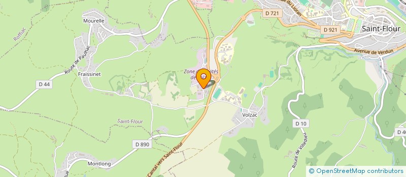 localisation de l'entreprise TRANSPORTS BONIFACIE à SAINT-FLOUR