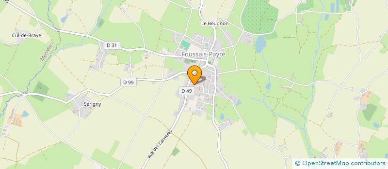 localisation de l'entreprise TRANSPORTS BONNIFAIT à FOUSSAIS-PAYRE