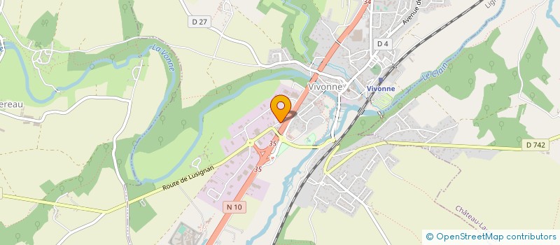 localisation de l'entreprise TRANSPORTS BONNIN PIERROT à VIVONNE