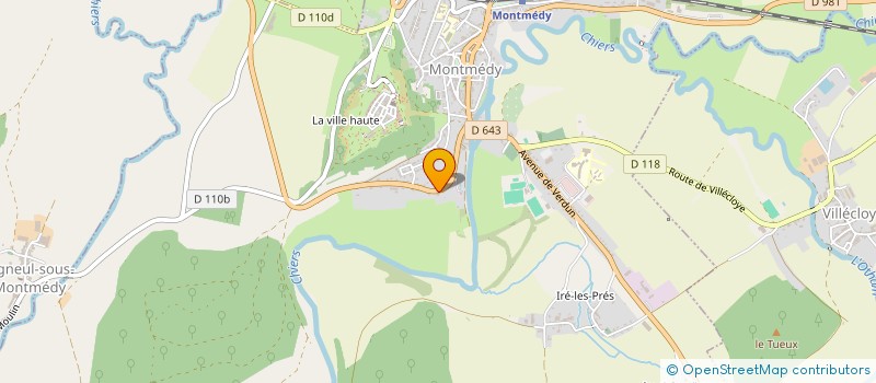 localisation de l'entreprise TRANSPORTS BOUCHET ET FILS à MONTMEDY