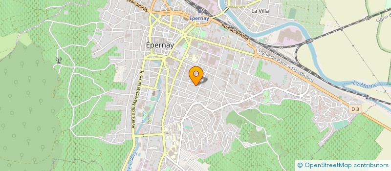 localisation de l'entreprise TRANSPORTS BOUCLY à EPERNAY