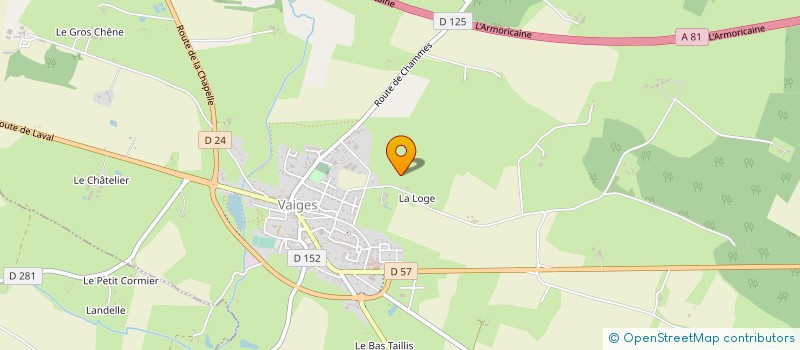 localisation de l'entreprise TRANSPORTS BOULAIN DIDIER à VAIGES