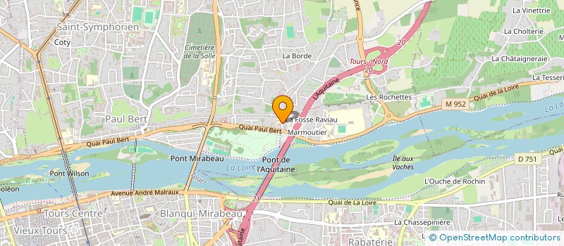 localisation de l'entreprise TRANSPORTS BOUMAZA SARL à TOURS