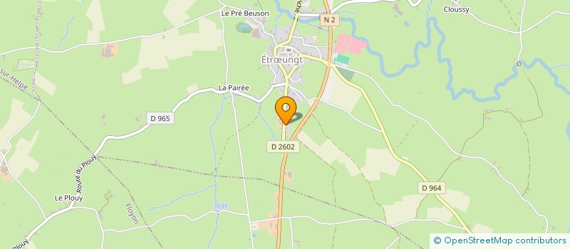 localisation de l'entreprise TRANSPORTS BOURGEOIS  ETRUNGT