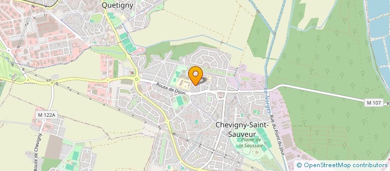 localisation de l'entreprise TRANSPORTS BOURGUIGNONS  CHEVIGNY-SAINT-SAUVEUR