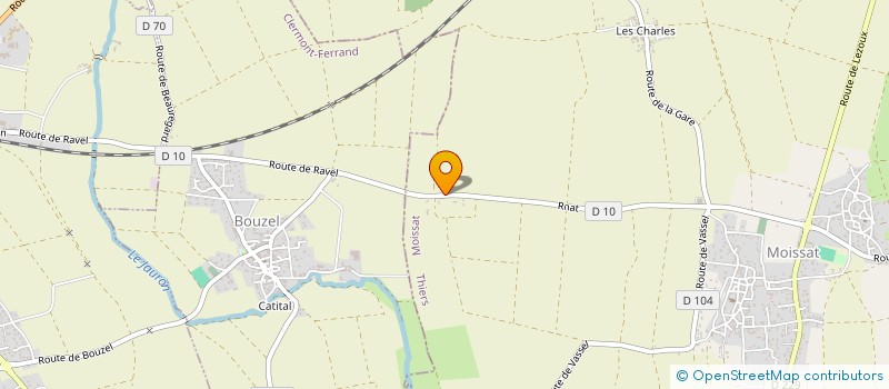 localisation de l'entreprise TRANSPORTS BOURSON  MOISSAT