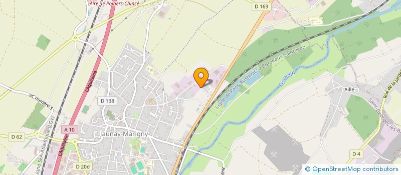 localisation de l'entreprise TRANSPORTS BOUX  JAUNAY-MARIGNY