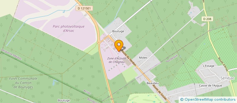 localisation de l'entreprise TRANSPORTS BOYER à ARSAC
