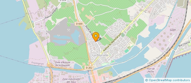 localisation de l'entreprise TRANSPORTS BOYER ET FILS à FRONTIGNAN