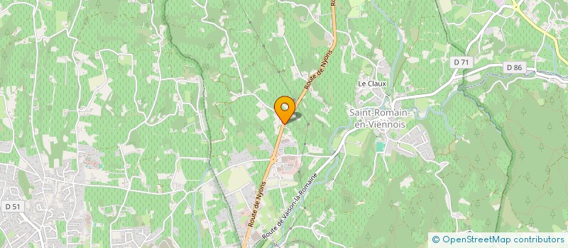 localisation de l'entreprise TRANSPORTS BRAS ET FILS à VAISON-LA-ROMAINE
